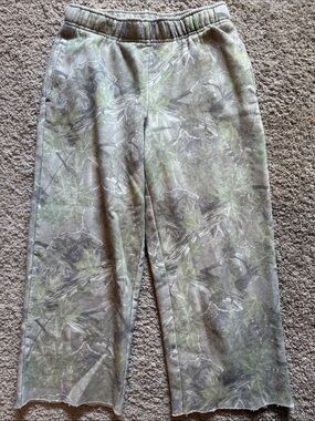 PacSun Green & Gray Camo Track Pants